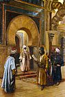 Clement Pujol De Guastavino Canvas Paintings - Emmisaries to the Sultan